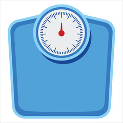 Weight scale vector icon. Measurement balance health tool.