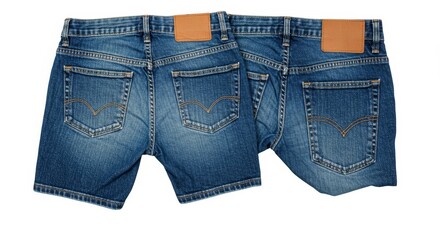 Denim Shorts Clothing Apparel Blue Summer Casual Fashion Cut Out
