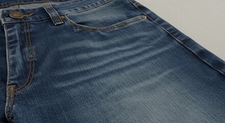 Detailed Jeans Fabric Blue Denim Clothing Texture Stylish Apparel