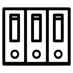 Organizing documents with simple folder icon for easy access