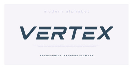 Future Modern Alphabet Font. Perfect for Typography, Branding and Lettering Design