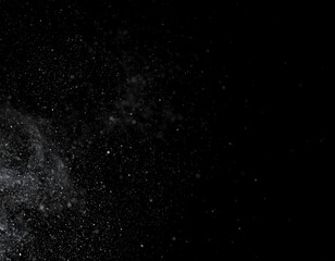 Abstract black background with light particles (1)