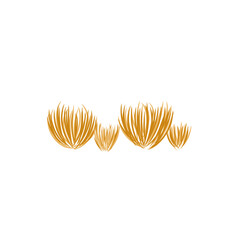 tumbleweed grass vector illustration