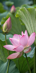 pink lotus flower