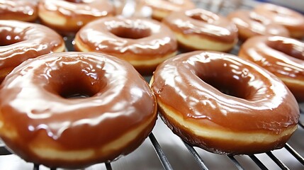 Vermont Maple Glazed Donuts Burlington sweet breakfast pastry syrup infused