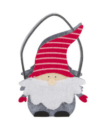 Cloth Santa Claus Doll cut out isolated transparent background