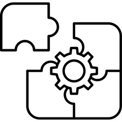 Obraz premium Integration Icon