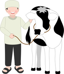 faceless eid al adha illustration