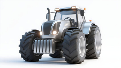 Obraz premium tractor isolated on white background