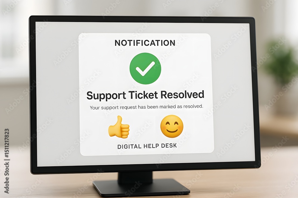 Poster a computer monitor displaying a 