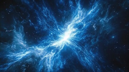 Obraz premium Detailed illustration of a celestial energy burst.