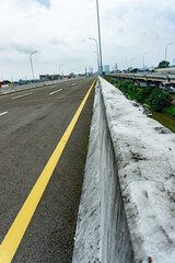marking lines on paved roads
