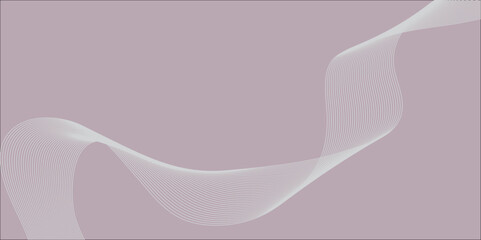 Abstract pink background design with smooth pink waves and a light blue curve illustration