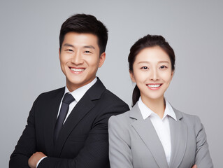 Smiling Business Professionals | 미소 짓는 비즈니스 전문가들