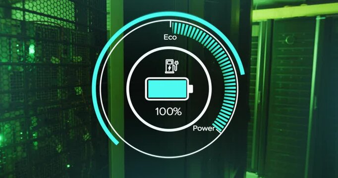 Battery gauge starting charging on start then shifting into discharging visualizing power levels