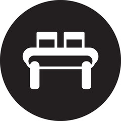 conveyor belt glyph icon