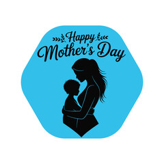 Flat Vector Illustration of a Happy Mom and Daughter Cooking Together – Minimal Cartoon Style Family Scene for Mother's Day, Kitchen Moments, Parenting, and T-Shirt Design Concepts