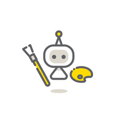 画像生成AIのイメージイラスト　シンプルでお洒落な線画イラスト