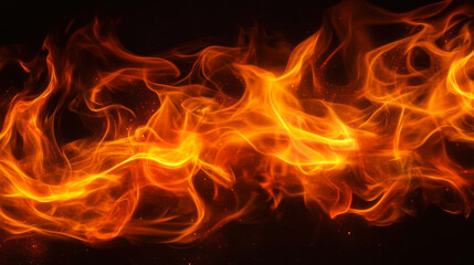 Fototapeta premium Blaze fire flame background and textured.