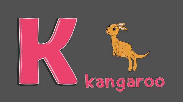 alphabet-K-for-kangaroo-kids-education-cartoon
