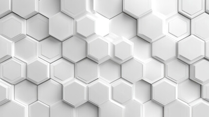 Fototapeta premium Background with hexagons Abstract texture