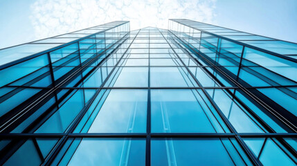 Obraz premium glass architecture of modern building
