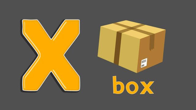 alphabet-X-for-box-abc-animation
