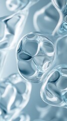 Abstract Spherical Structures with Transparent Surfaces