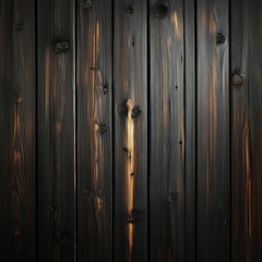 Obraz premium Dark, Textured Wooden Planks