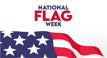 Happy National Flag Week with the American Flag Flying