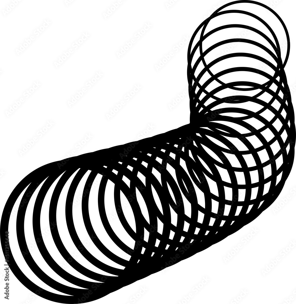 Poster circle with curve line gradient. futuristic technology concept