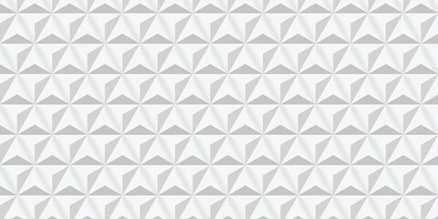 Abstract geometric background. Vector 3d illustration. Triangle or pyramid white shapes. Polygonal tiles backdrop. Minimal cover design. Futuristic element for design