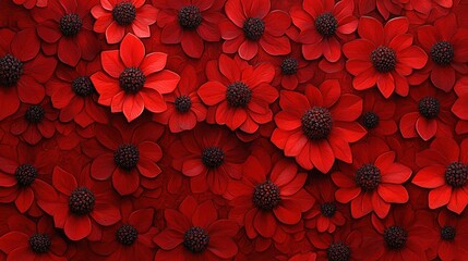 Elegant red flower blossom background texture.