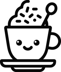 Cup Silhouette Vector Art for Branding