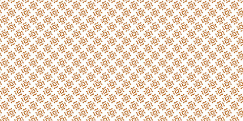 Golden vector seamless pattern with small diamonds , star shapes ,rhombuses . Abstract gold and white geometric texture . Simple minimal wide repeat background . Luxury design for decor , wallpaper