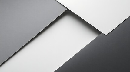Abstract geometric shapes, grey and white
