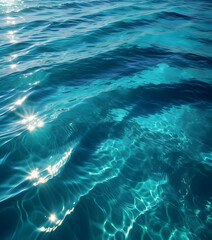 Coral in the deep blue sea