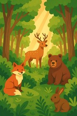 protect wildlife habitat in the forest