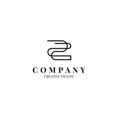 Minimalist letter Z logo for your business in luxury concept. Logo design template