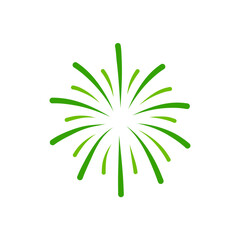 Obraz premium World environment day fireworks 