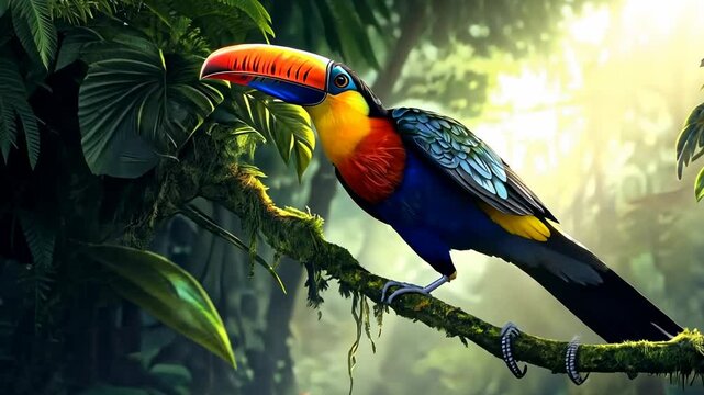 toucan on a tree