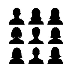 silhouettes of woman