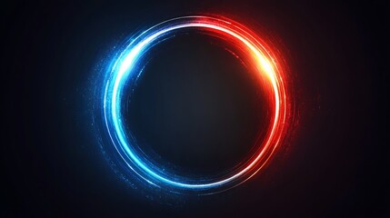 Fototapeta premium Abstract glowing circle (8)