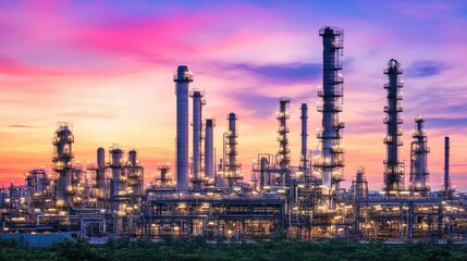 Obraz premium Oil refinery safety monitoring station displaying temperature and pressure gauges