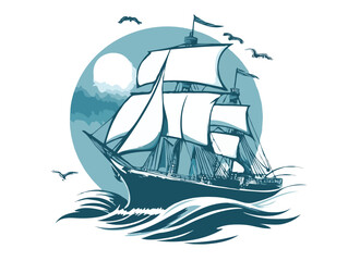 Boat vector art