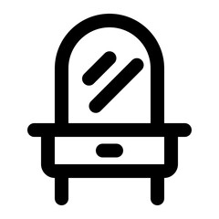 dresser icon for illustration