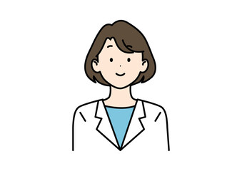 白衣女性1.