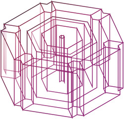 vector drawing of a house
