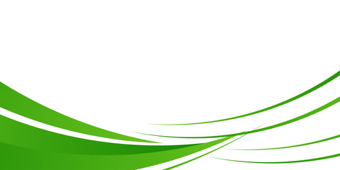 Abstract green wavy business style background