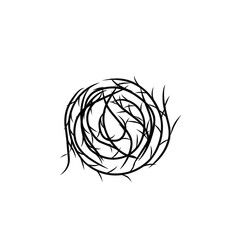 tumbleweed icon handdrawn 